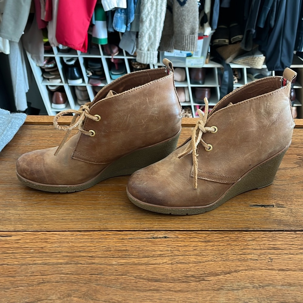 Sperry Wedge booties